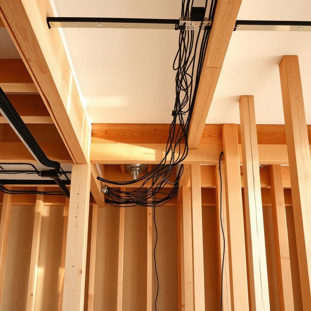 New build wiring installation