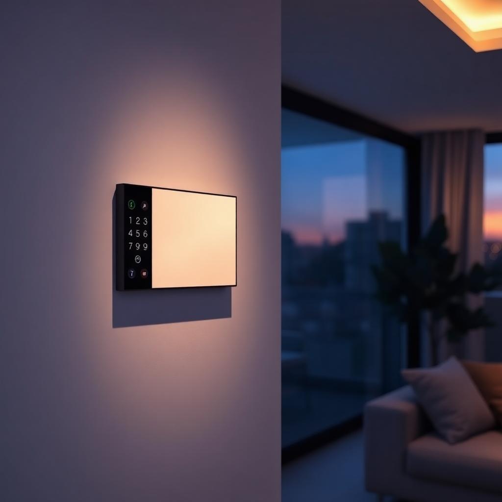 Smart home control panel